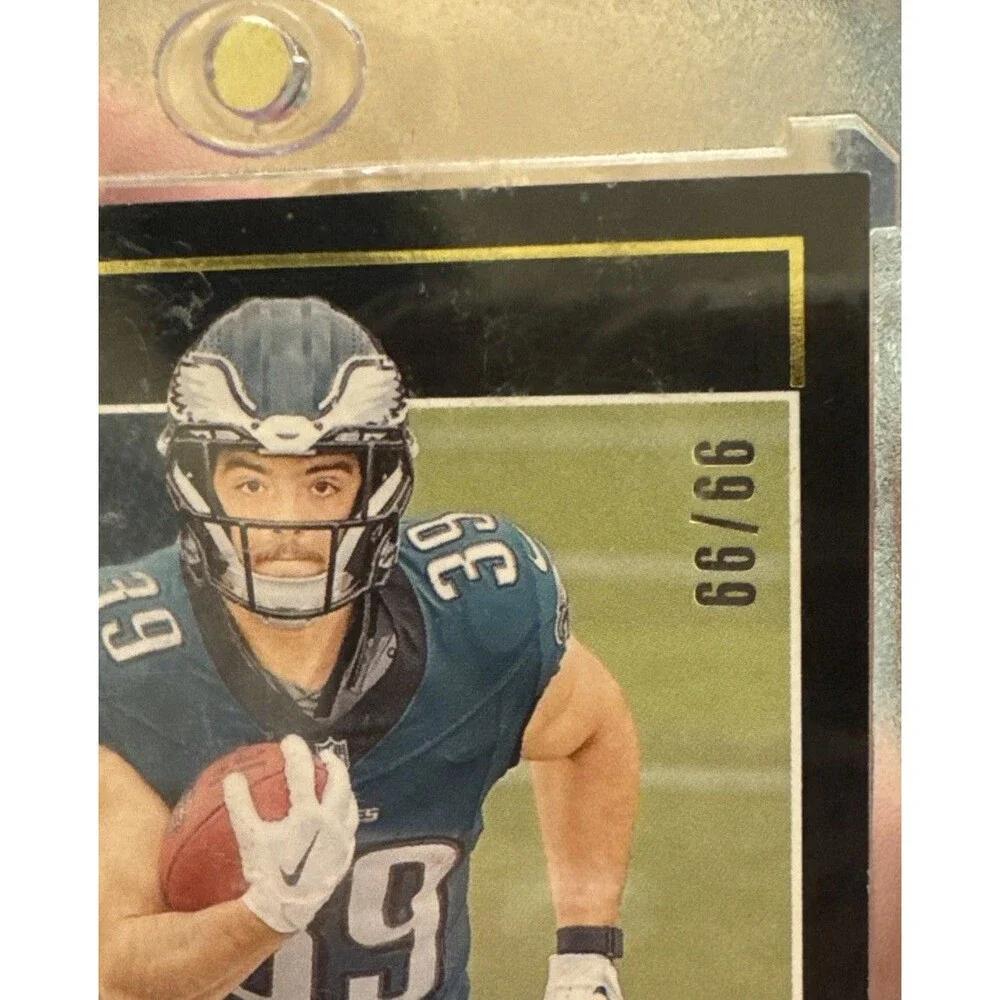 Will Shipley 2024 Zenith Rookie Red Zone Auto 99/99 Eagles